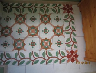 Плитка Carodeco коллекция Les Fleurs Et Arabesques