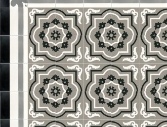 Плитка Carodeco коллекция Les Fleurs Et Arabesques