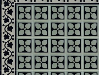 Плитка Carodeco коллекция Les Fleurs Et Arabesques