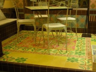 Плитка Carodeco коллекция Les Fleurs Et Arabesques
