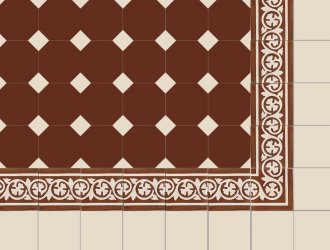 Плитка Carodeco коллекция Les Octogones-Hexagones Et Cabochons