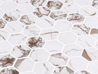 Плитка Onix Mosaico коллекция Hex Marmoreal