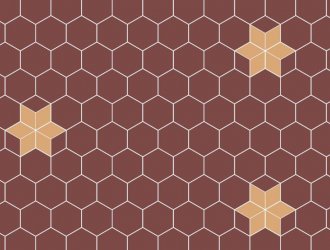 Плитка TopCer коллекция Hexagon Inserts