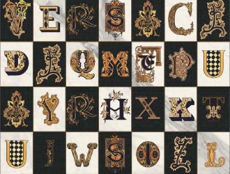 Плитка Versace коллекция Alphabet