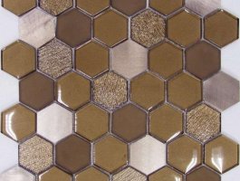 Плитка Liya Mosaic коллекция Hexagon